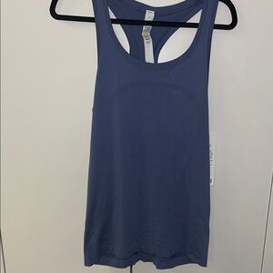 Lululemon Athletica Blue Sleeveless Tank Top